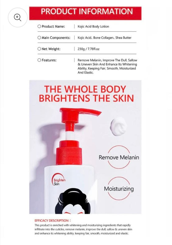 Kojic Acid Body Lotion